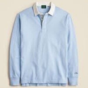J. Crew Rugby Shirt with Striped Placket